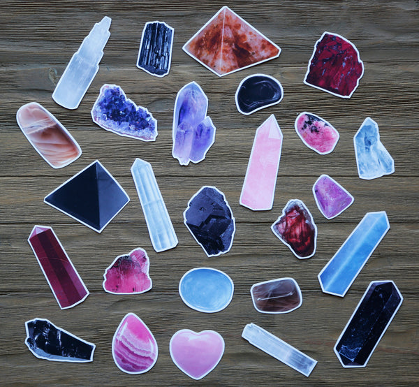 Healing Crystals Sticker Pack