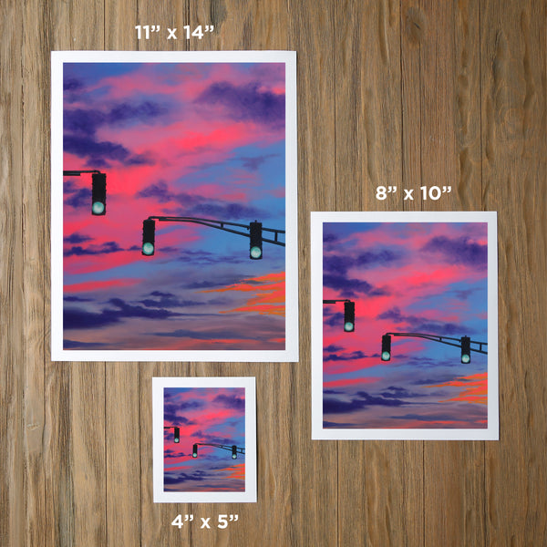 Chase The Sunset Fine Art Print