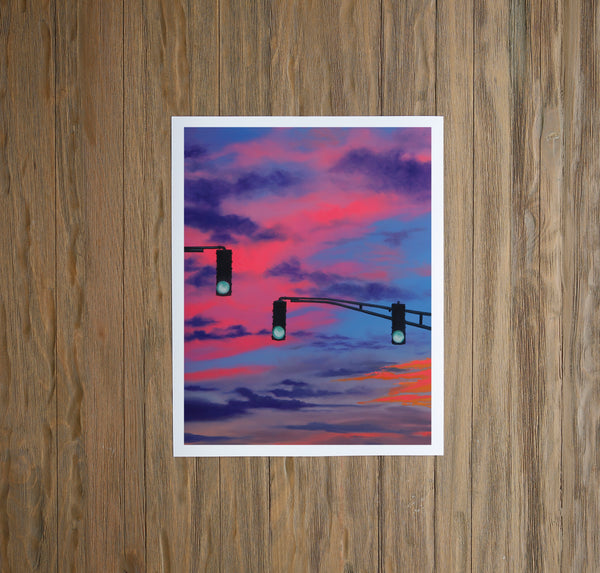 Chase The Sunset Fine Art Print