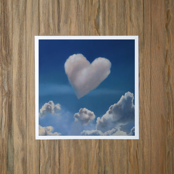 Heart In The Clouds Fine Art Print