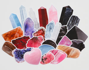 Healing Crystals Sticker Pack