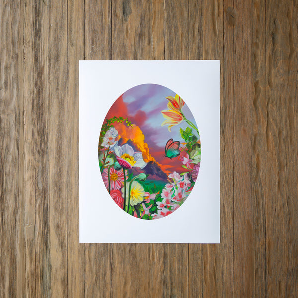 Green Aventurine Meadow Fine Art Print