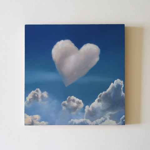 Heart In The Clouds Original Oil Painting