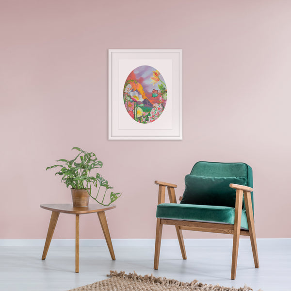 Green Aventurine Meadow Fine Art Print