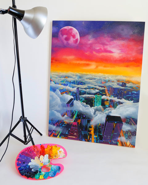 April Moon Fine Art Print