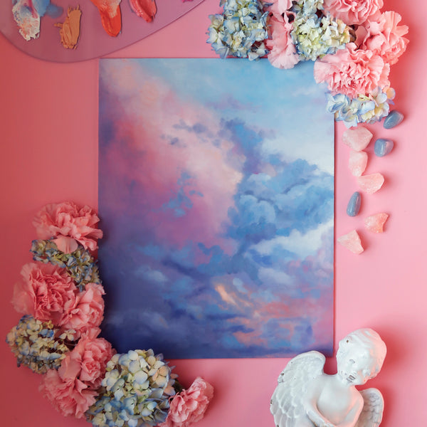 Angelite Skies Fine Art Print