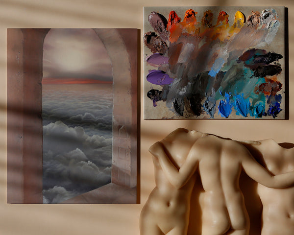 Pillow Skies Original Oil Painting
