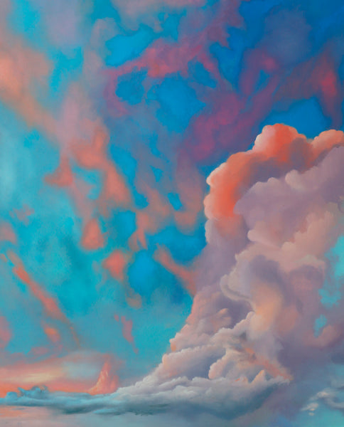 Cotton Candy Dream Original Oil Painting