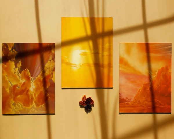 Citrine Sunset Original Oil Painting