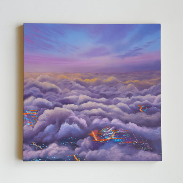 Lavender Skies Oil Painting