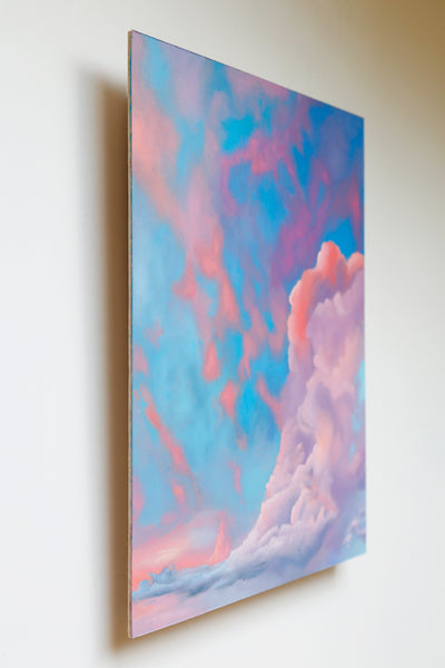 Cotton Candy Dream Original Oil Painting