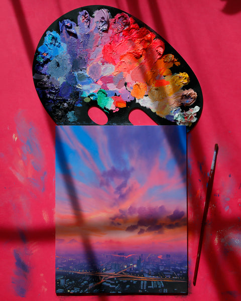 Sunset City Fine Art Print