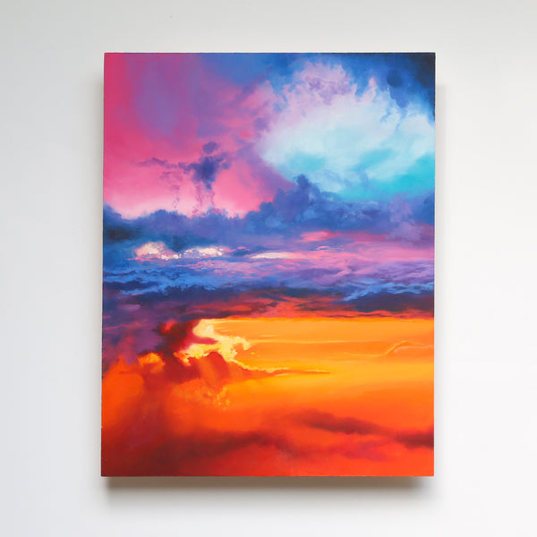 Chakra Skies Original Oil Painting