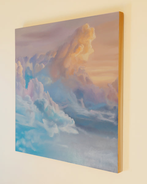 Blue Candy Skies Original Oil Painting