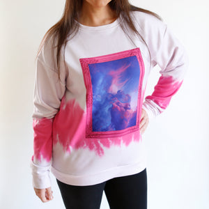 Amethyst Aura Tie Dye Sweatshirt