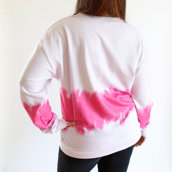 Amethyst Aura Tie Dye Sweatshirt