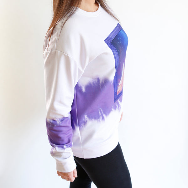 Amethyst Night Tie Dye Sweatshirt