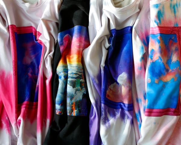 Amethyst Aura Tie Dye Sweatshirt