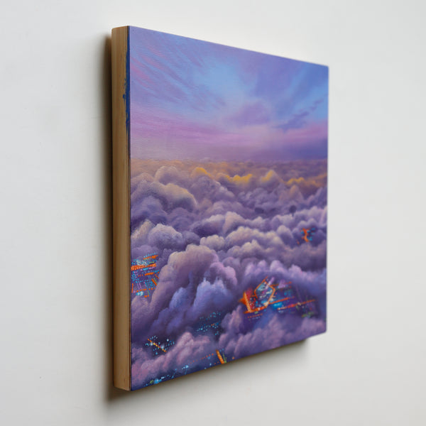 Lavender Skies Oil Painting