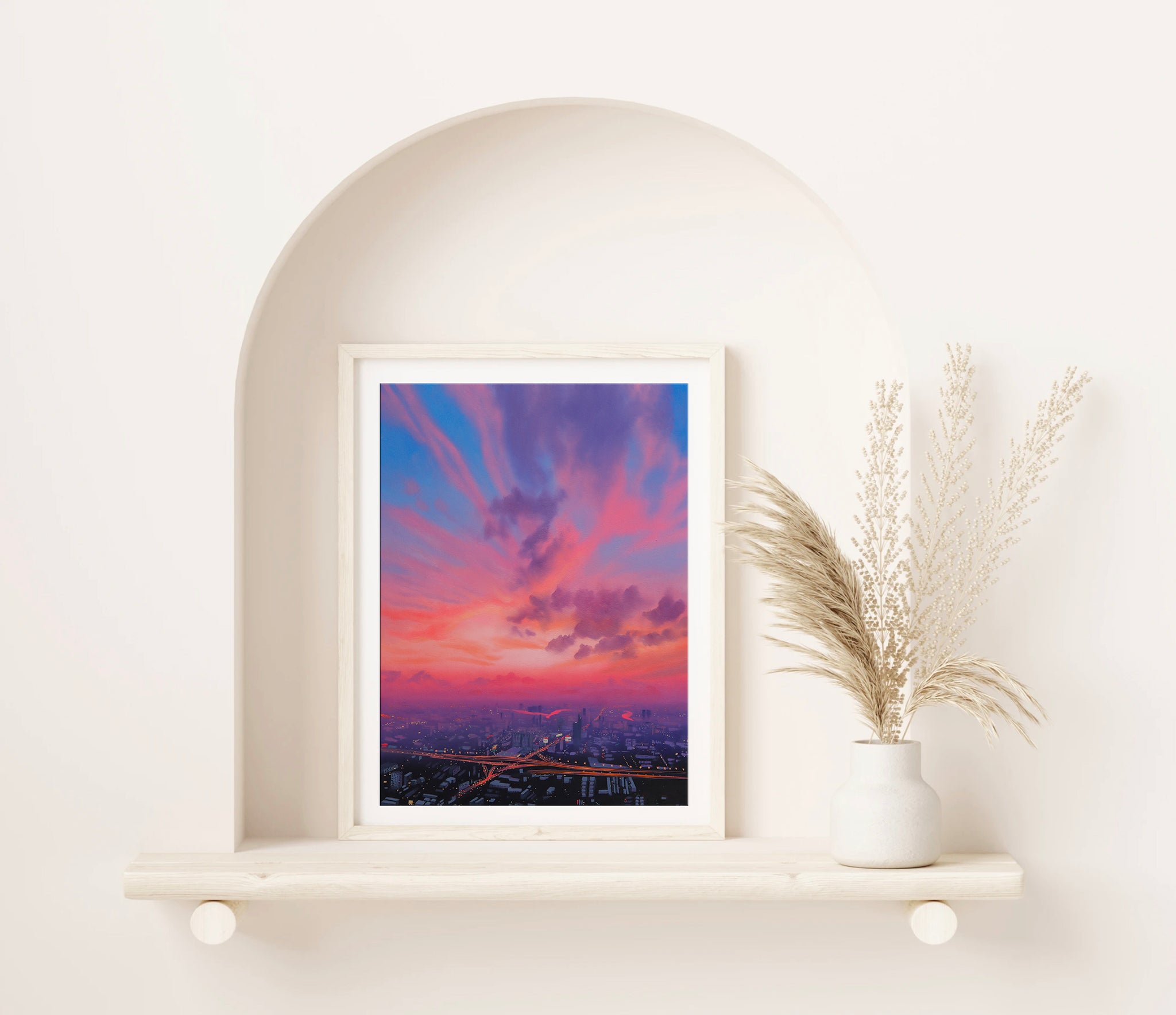 Sunset City Fine Art Print