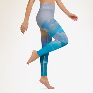 Blue Candy Skies Leggings