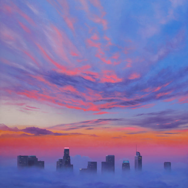 Sunrise Over Los Angeles Fine Art Print