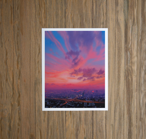 Sunset City Fine Art Print