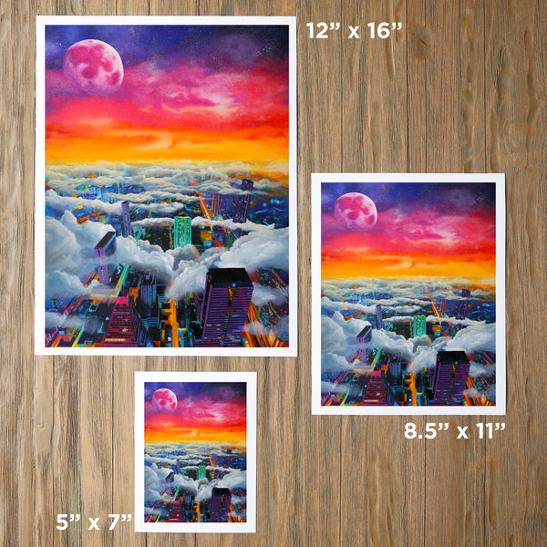 April Moon Fine Art Print