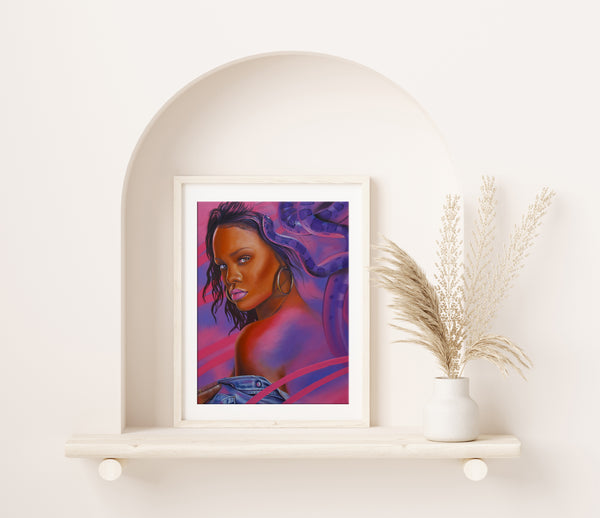 Rihanna 2 Fine Art Print