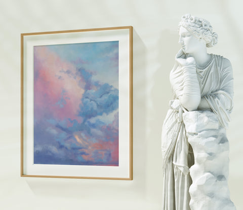 Angelite Skies Fine Art Print