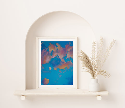 Cotton Candy Moon Fine Art Print