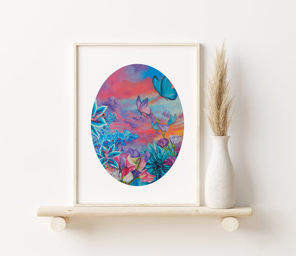 Rainbow Aura Dreamscape Fine Art Print