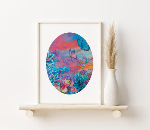 Rainbow Aura Dreamscape Fine Art Print